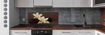 Glasrückwand für die küche Vanilleschoten