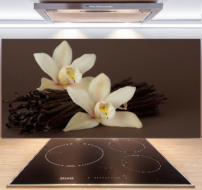 Glasrückwand für die küche Vanilleschoten