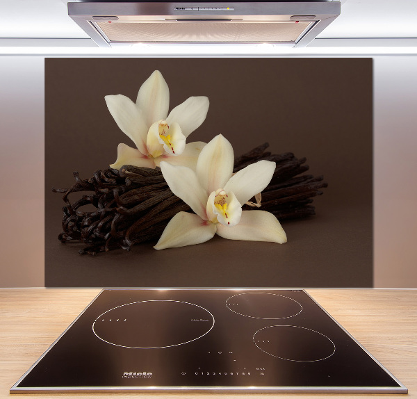 Glasrückwand für die küche Vanilleschoten