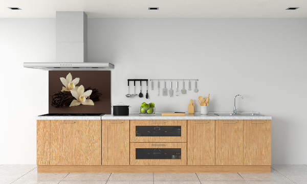 Glasrückwand für die küche Vanilleschoten