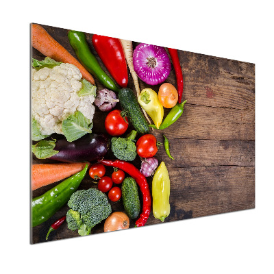 Platte für Küchenrückwand Gemüse