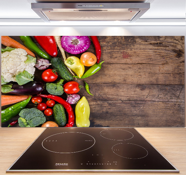 Platte für Küchenrückwand Gemüse