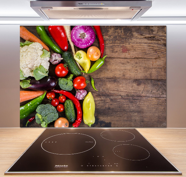 Platte für Küchenrückwand Gemüse
