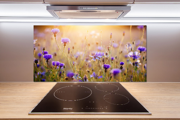 Platte für Küchenrückwand Wildblumen