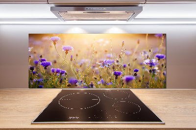 Platte für Küchenrückwand Wildblumen