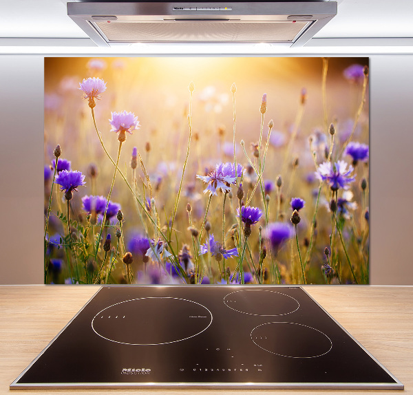 Platte für Küchenrückwand Wildblumen