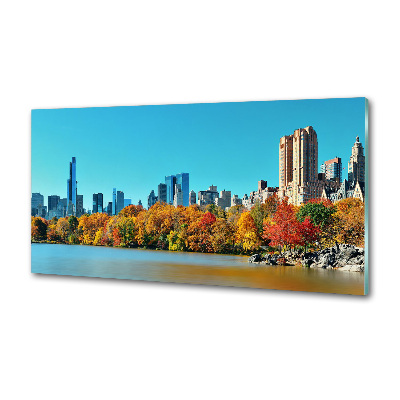 Küchen wandpaneel New York im Herbst