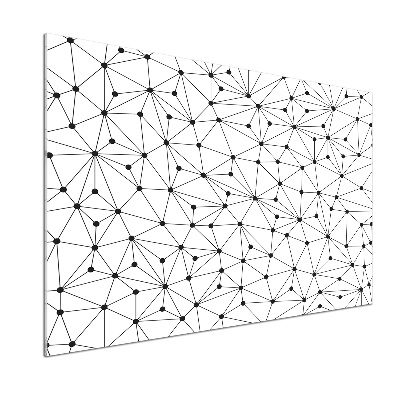 Platte für Küchenrückwand Linien und Kreise