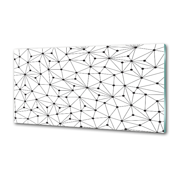 Platte für Küchenrückwand Linien und Kreise