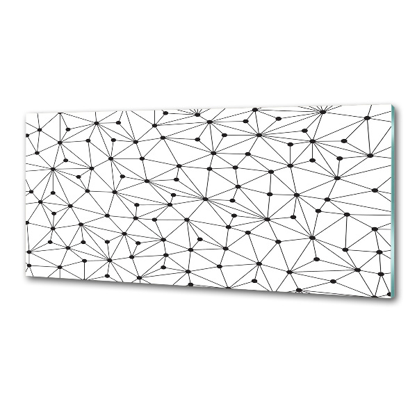 Platte für Küchenrückwand Linien und Kreise