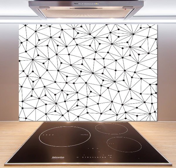 Platte für Küchenrückwand Linien und Kreise