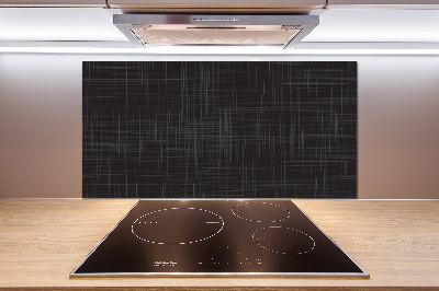 Glasrückwand für die küche Leinenstruktur