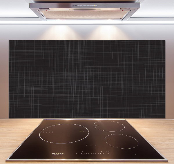 Glasrückwand für die küche Leinenstruktur