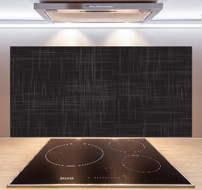 Glasrückwand für die küche Leinenstruktur