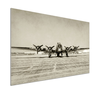 Glasrückwand für die küche Alter Bomber