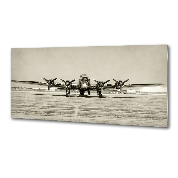 Glasrückwand für die küche Alter Bomber