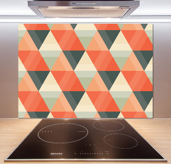Glasrückwand für die küche Geometrischer Hintergrund