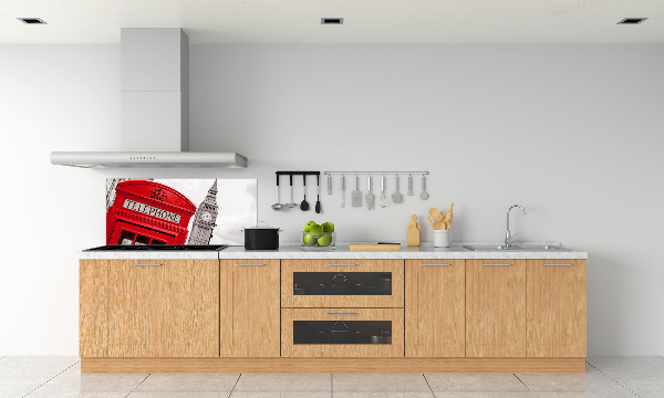 Glasrückwand für die küche Öffentliche Telefonzelle