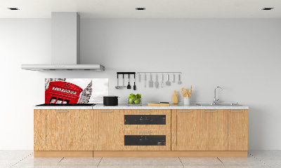 Glasrückwand für die küche Öffentliche Telefonzelle