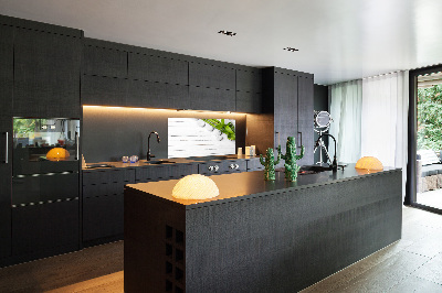 Küchen wandpaneel Bambus