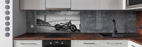 Platte für Küchenrückwand Motorrad