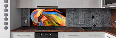 Küchen wandpaneel Abstraktion