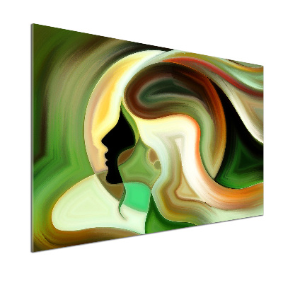 Glasrückwand für die küche Abstraktion