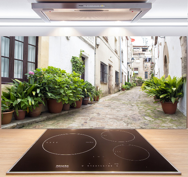 Küchen wandpaneel Eine charmante Straße