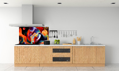 Platte für Küchenrückwand Abstraktion