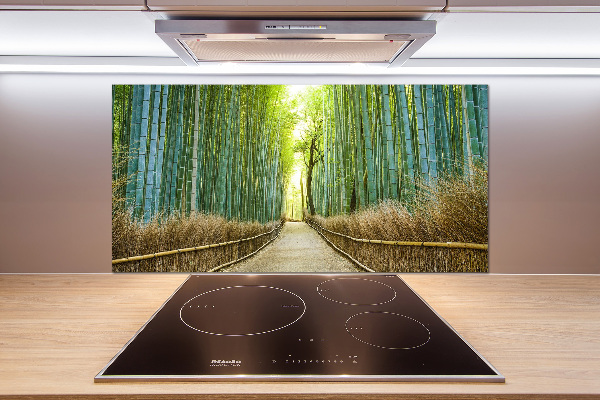 Platte für Küchenrückwand Bambuswald