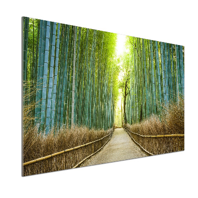 Platte für Küchenrückwand Bambuswald