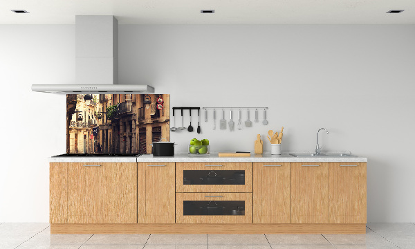 Küchen wandpaneel Straßen von Barcelona