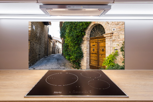 Glasrückwand für die küche Eine charmante Straße