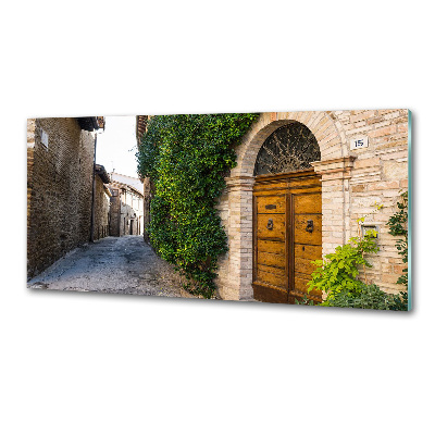 Glasrückwand für die küche Eine charmante Straße