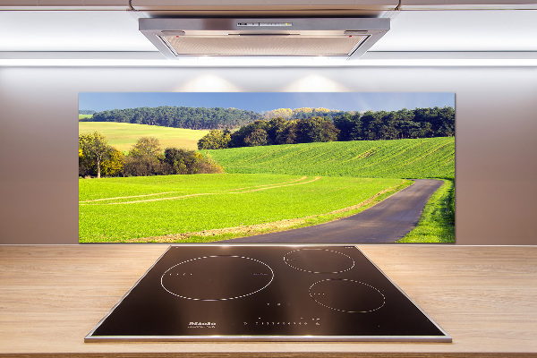 Platte für Küchenrückwand Feldweg