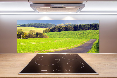 Platte für Küchenrückwand Feldweg