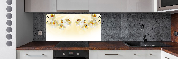 Küchen wandpaneel Orchidee