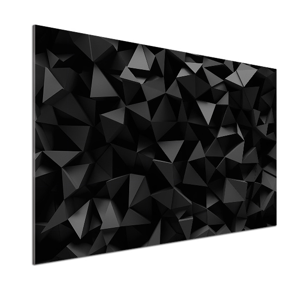 Glasrückwand für die küche 3D-Abstraktion