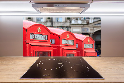 Küchen wandpaneel Öffentliche Telefonzelle