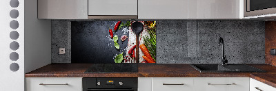 Glasrückwand für die küche Zutaten