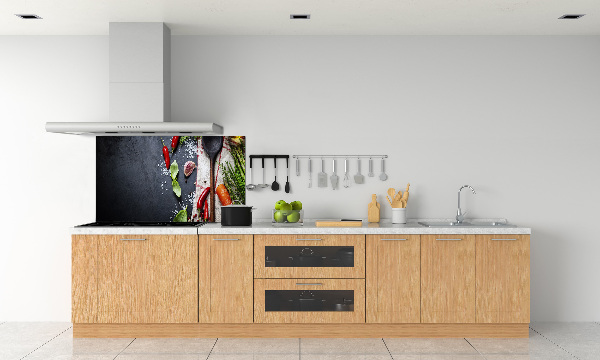 Glasrückwand für die küche Zutaten