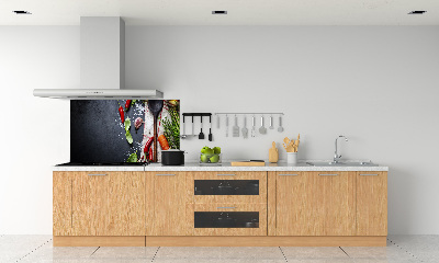 Glasrückwand für die küche Zutaten