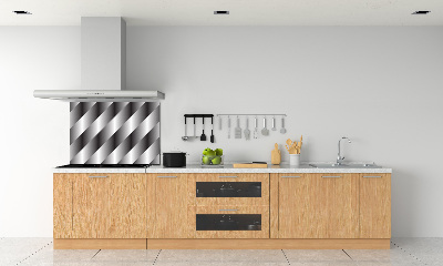 Küchen wandpaneel Abstrakte Streifen