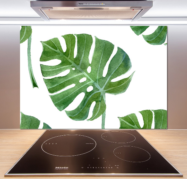 Küchen wandpaneel Monstera