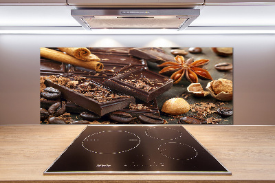 Platte für Küchenrückwand Schokolade