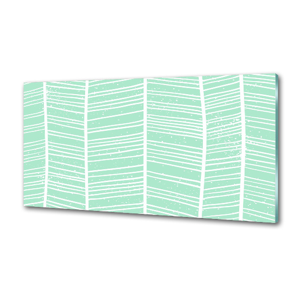 Glasrückwand für die küche Fischgrätmuster