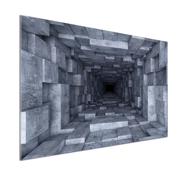 Glasrückwand für die küche Tunnel