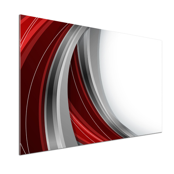 Platte für Küchenrückwand Wellen im Hintergrund