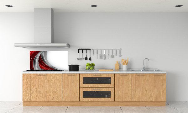 Platte für Küchenrückwand Wellen im Hintergrund