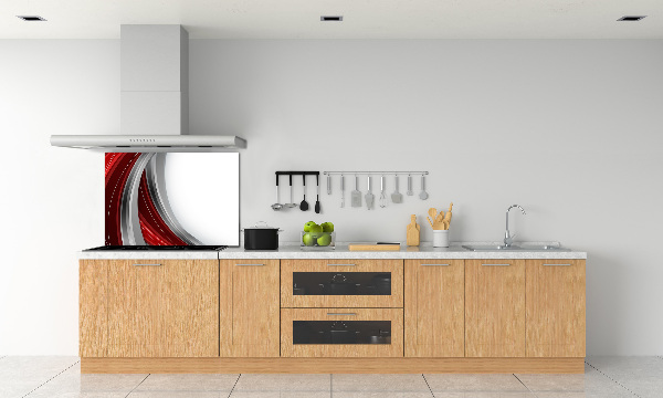 Platte für Küchenrückwand Wellen im Hintergrund